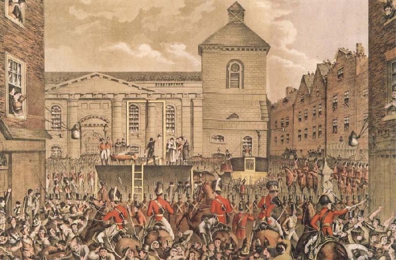 Thomas Pakenham Thomas Street,Dubli the Scene of Rober Emmet-s execution in 1803 China oil painting art